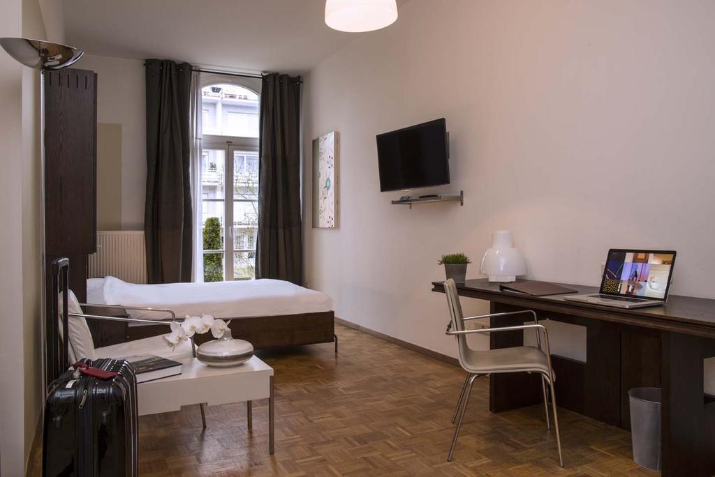 Key Inn Appart Hotel Belair Luxemburg Zimmer foto